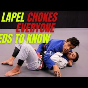 3 Lapel Chokes Everyone Needs to Know | Jiu-Jitsu Fundamentals | Cobrinha BJJ