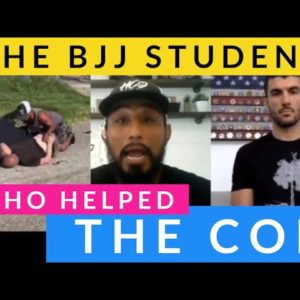 The BJJ STUDENT Who Helped THE COP