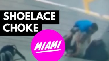 Shoelace Choke in Miami (Gracie Breakdown)
