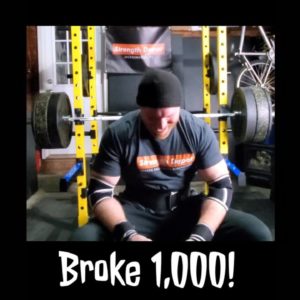 Finally lifted over 1,000lbs!
