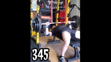 Road to 1200lbs Bench Press Training