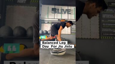 Balanced Leg Day for Jiu Jitsu | Cobrinha BJJ #bjjlife #cobrinhabjj