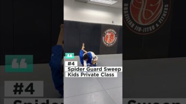 #4 Spider Guard to Scissor Sweep to Triangle | Cobrinha BJJ #bjjlife #spiderguard