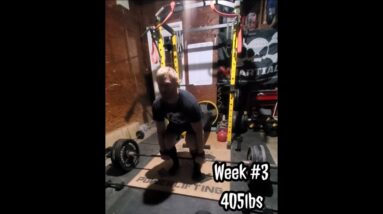 Deadlifts are coming back! Still Growing Garage (3 week progression ) 405x?
