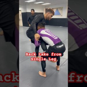 Back Take From Single Leg | COBRINHA BJJ #bjjlife #jiujitsuforeveryone #backtake