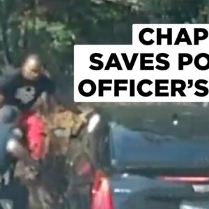 Chaplain Saves Police Officer's Life