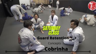 Saturday BJJ Class | Guard Retention Concepts for Beginners | Cobrinha BJJ