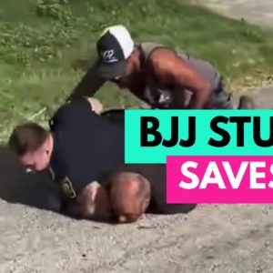 BJJ Student Saves a Cop!