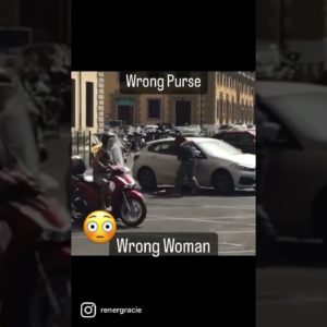 Italian Woman Annihilates Purse Snatcher