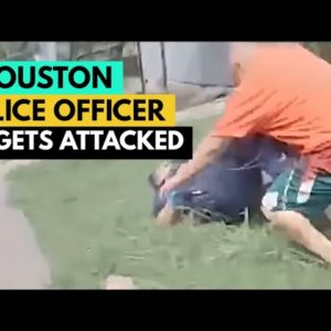 Police Officer Gets Attacked - Did He Trip or Pull Guard?