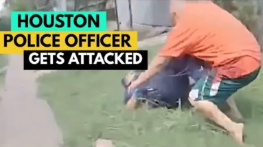 Police Officer Gets Attacked - Did He Trip or Pull Guard?