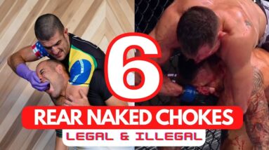 The 6 Rear Naked Chokes in BJJ (Legal and Illegal)