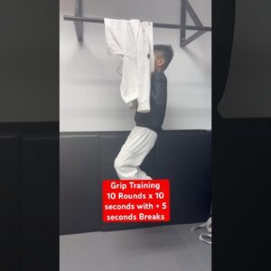 Jiu Jitsu Grip Training 10 Rounds x 10 seconds with 5 Seconds Breaks | Cobrinha BJJ
