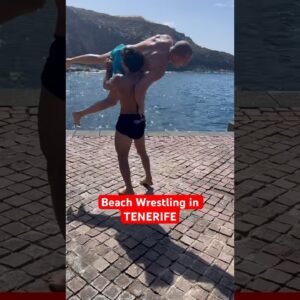 Flo Wrestling at the Beach in TENERIFE | Cobrinha BJJ #bjjlife #workout #fitness